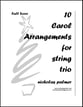 10 Christmas Carols for String Trio vol. 1 P.O.D. cover